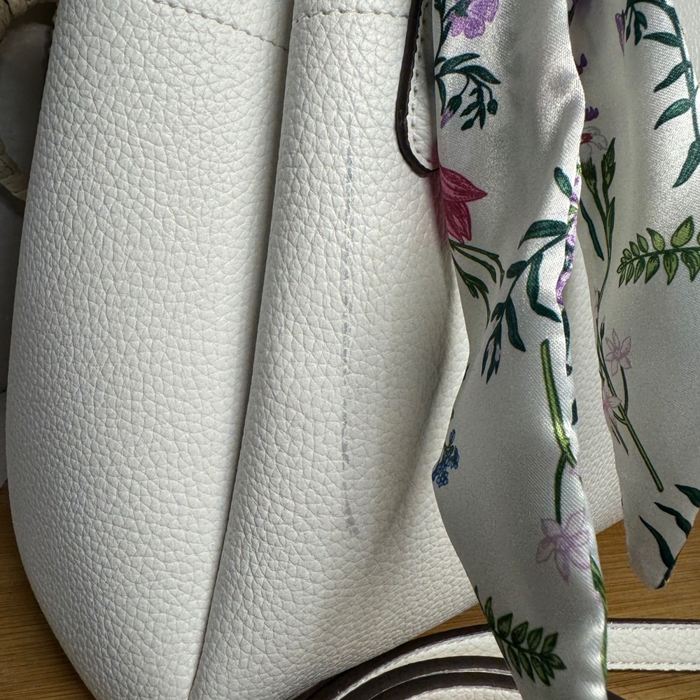 Nanette Lepore Asahi Triple Section Shoulder & Crossbody Bag with Twilly - Picture 9 of 10